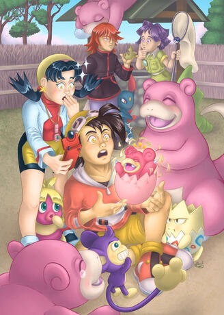 Slowpoke well | Pokespe zine 2021