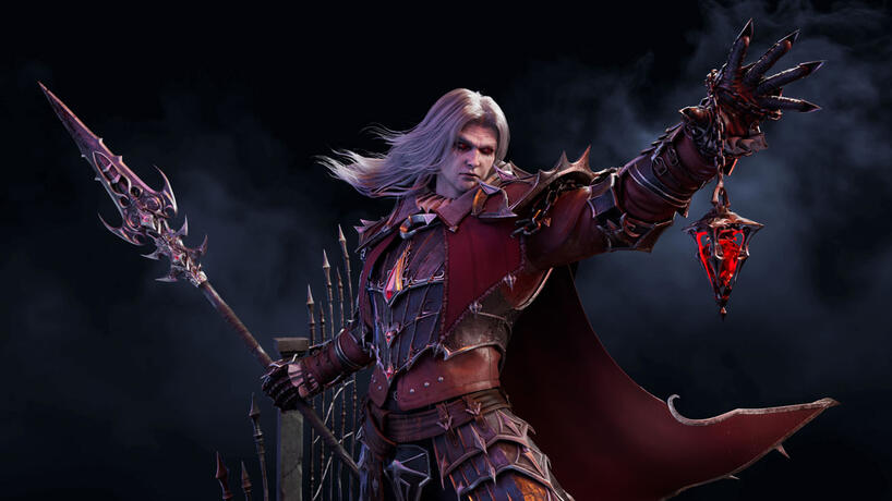 Fanart of the male Blood Knight from Diablo Immortal. Inspiration - Concept art by Sangsoo Jeong (https://www.artstation.com/artwork/lDL4LJ) & 3D model by Michael Black (https://www.artstation.com/artwork/yD6kYx)
